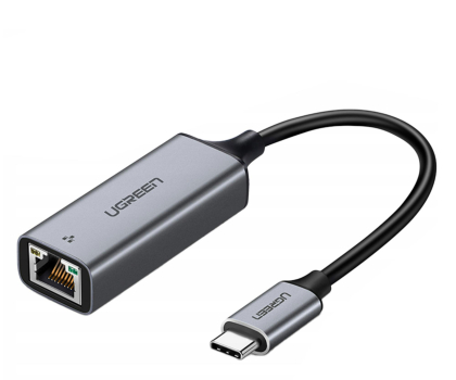 Przejściówka UGREEN Adapter USB-C na RJ45 	CM199 aluminiowy Gigabit Ethernet